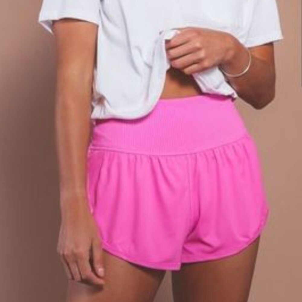 GAME TIME FREE PEOPLE SHORTS PINK